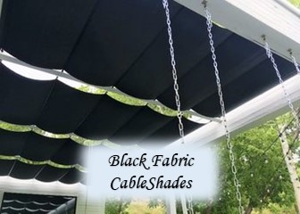 Black Fabric Shades