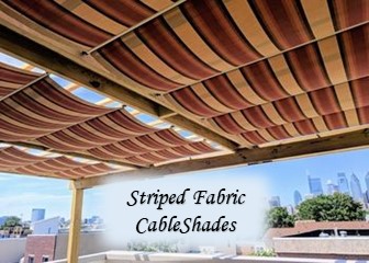 Striped Fabric Canopies